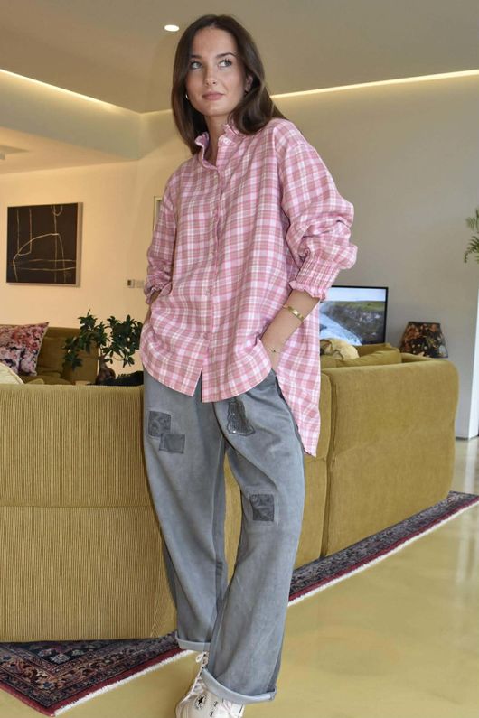 Anine Soft Touch Patch Jogger Washed Grey